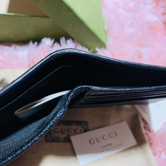 《SOLD》Gucci mens wallet in BLACK - NEW - Picture 2 of 6